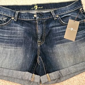 7 for All Mankind denim shorts
